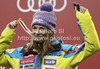 Winner and new super-g World Champion Tina Maze of Slovenia celebrates her medal won in women Super-g race of FIS Alpine skiing World Championships in Schladming, Austria. Women super-g race of FIS Alpine skiing World championships Schladming 2013, was held in Scladming, Austria, on Tuesday, 5th of February 2013.
