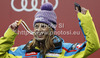 Winner and new super-g World Champion Tina Maze of Slovenia celebrates her medal won in women Super-g race of FIS Alpine skiing World Championships in Schladming, Austria. Women super-g race of FIS Alpine skiing World championships Schladming 2013, was held in Scladming, Austria, on Tuesday, 5th of February 2013.
