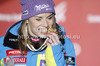 Winner and new super-g World Champion Tina Maze of Slovenia celebrates her medal won in women Super-g race of FIS Alpine skiing World Championships in Schladming, Austria. Women super-g race of FIS Alpine skiing World championships Schladming 2013, was held in Scladming, Austria, on Tuesday, 5th of February 2013.
