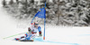Silvan Zurbriggen of Switzerland skiing in men Super-g race of FIS Alpine skiing World Championships in Schladming, Austria. Men super-g race of FIS Alpine skiing World championships Schladming 2013, was held in Scladming, Austria, on Wednesday, 6th of February 2013.
