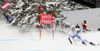 Eight placed Romed Baumann of Austria skiing in men Super-g race of FIS Alpine skiing World Championships in Schladming, Austria. Men super-g race of FIS Alpine skiing World championships Schladming 2013, was held in Scladming, Austria, on Wednesday, 6th of February 2013.
