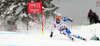 Patrick Kueng of Switzerland skiing in men Super-g race of FIS Alpine skiing World Championships in Schladming, Austria. Men super-g race of FIS Alpine skiing World championships Schladming 2013, was held in Scladming, Austria, on Wednesday, 6th of February 2013.
