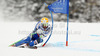 Matts Olsson of Sweden skiing in men Super-g race of FIS Alpine skiing World Championships in Schladming, Austria. Men super-g race of FIS Alpine skiing World championships Schladming 2013, was held in Scladming, Austria, on Wednesday, 6th of February 2013.

