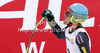 Winner Ted Ligety of USA reacts in finish of men Super-g race of FIS Alpine skiing World Championships in Schladming, Austria. Men super-g race of FIS Alpine skiing World championships Schladming 2013, was held in Scladming, Austria, on Wednesday, 6th of February 2013.
