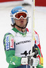 Marcus Sandell of Finland reacts in finish of men Super-g race of FIS Alpine skiing World Championships in Schladming, Austria. Men super-g race of FIS Alpine skiing World championships Schladming 2013, was held in Scladming, Austria, on Wednesday, 6th of February 2013.
