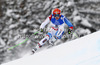 Patrick Kueng of Switzerland skiing in first training for men downhill race of FIS Alpine skiing World Championships in Schladming, Austria. First training for men downhill race of FIS Alpine skiing World championships Schladming 2013, was held in Schladming, Austria, on Thursday, 7th of February 2013.
