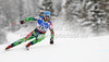 Andreas Romar of Finland skiing in first training for men downhill race of FIS Alpine skiing World Championships in Schladming, Austria. First training for men downhill race of FIS Alpine skiing World championships Schladming 2013, was held in Schladming, Austria, on Thursday, 7th of February 2013.
