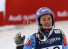 Second placed Tina Maze of Slovenia reacts in finish of women super combined race of FIS Alpine skiing World Championships in Schladming, Austria. Women super combined race of FIS Alpine skiing World championships Schladming 2013, was held in Schladming, Austria, on Friday, 8th of February 2013.
