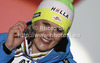 Third placed Nicole Hosp of Austria celebrates her medal won in women super combined race of FIS Alpine skiing World Championships in Schladming, Austria. Women super combined race of FIS Alpine skiing World championships Schladming 2013, was held in Schladming, Austria, on Friday, 8th of February 2013.
