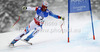 Didier Defago of Switzerland skiing in men downhill race of FIS Alpine skiing World Championships in Schladming, Austria. Men downhill race of FIS Alpine skiing World championships Schladming 2013, was held in Schladming, Austria, on Saturday, 9th of February 2013.

