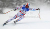 Third placed David Poisson of France skiing in men downhill race of FIS Alpine skiing World Championships in Schladming, Austria. Men downhill race of FIS Alpine skiing World championships Schladming 2013, was held in Schladming, Austria, on Saturday, 9th of February 2013.
