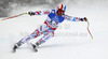 Third placed David Poisson of France skiing in men downhill race of FIS Alpine skiing World Championships in Schladming, Austria. Men downhill race of FIS Alpine skiing World championships Schladming 2013, was held in Schladming, Austria, on Saturday, 9th of February 2013.
