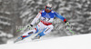 Sixth placed Silvan Zurbriggen of Switzerland skiing in men downhill race of FIS Alpine skiing World Championships in Schladming, Austria. Men downhill race of FIS Alpine skiing World championships Schladming 2013, was held in Schladming, Austria, on Saturday, 9th of February 2013.
