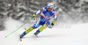 Bostjan Kline of Slovenia skiing in men downhill race of FIS Alpine skiing World Championships in Schladming, Austria. Men downhill race of FIS Alpine skiing World championships Schladming 2013, was held in Schladming, Austria, on Saturday, 9th of February 2013.
