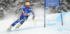 Douglas Hedin of Sweden skiing in men downhill race of FIS Alpine skiing World Championships in Schladming, Austria. Men downhill race of FIS Alpine skiing World championships Schladming 2013, was held in Schladming, Austria, on Saturday, 9th of February 2013.
