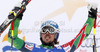 Fifth placed Andreas Romar of Finland reacts in finish of men downhill race of FIS Alpine skiing World Championships in Schladming, Austria. Men downhill race of FIS Alpine skiing World championships Schladming 2013, was held in Schladming, Austria, on Saturday, 9th of February 2013.
