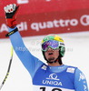 Second placed Dominik Paris of Italy reacts in finish of men downhill race of FIS Alpine skiing World Championships in Schladming, Austria. Men downhill race of FIS Alpine skiing World championships Schladming 2013, was held in Schladming, Austria, on Saturday, 9th of February 2013.
