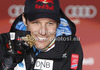 Winner and new downhill World Champion Aksel Lund Svindal of Norway celebrates his medal won in men downhill race of FIS Alpine skiing World Championships in Schladming, Austria. Men downhill race of FIS Alpine skiing World championships Schladming 2013, was held in Schladming, Austria, on Saturday, 9th of February 2013.
