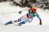 Fourth placed Nadja Kamer of Switzerland skiing in women downhill race of FIS Alpine skiing World Championships in Schladming, Austria. Women downhill race of FIS Alpine skiing World championships Schladming 2013, was held in Schladming, Austria, on Sunday, 10th of February 2013.
