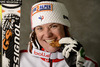Winner and new women downhill champion Marion Rolland of France celebrates her medal won in women downhill race of FIS Alpine skiing World Championships in Schladming, Austria. Women downhill race of FIS Alpine skiing World championships Schladming 2013, was held in Schladming, Austria, on Sunday, 10th of February 2013.
