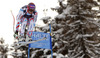 Adrien Theaux of France skiing in downhill of men super combined race of FIS Alpine skiing World Championships in Schladming, Austria. Downhill of men super combined race of FIS Alpine skiing World championships Schladming 2013, was held in Schladming, Austria, on Monday, 11th of February 2013.
