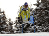 Aksel Lund Svindal of Norway skiing in downhill of men super combined race of FIS Alpine skiing World Championships in Schladming, Austria. Downhill of men super combined race of FIS Alpine skiing World championships Schladming 2013, was held in Schladming, Austria, on Monday, 11th of February 2013.
