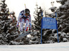 Alexis Pinturault of France skiing in downhill of men super combined race of FIS Alpine skiing World Championships in Schladming, Austria. Downhill of men super combined race of FIS Alpine skiing World championships Schladming 2013, was held in Schladming, Austria, on Monday, 11th of February 2013.

