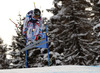 Alexis Pinturault of France skiing in downhill of men super combined race of FIS Alpine skiing World Championships in Schladming, Austria. Downhill of men super combined race of FIS Alpine skiing World championships Schladming 2013, was held in Schladming, Austria, on Monday, 11th of February 2013.
