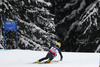 Ivica Kostelic of Croatia skiing in downhill of men super combined race of FIS Alpine skiing World Championships in Schladming, Austria. Downhill of men super combined race of FIS Alpine skiing World championships Schladming 2013, was held in Schladming, Austria, on Monday, 11th of February 2013.
