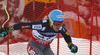 Ted Ligety of USA skiing in downhill of men super combined race of FIS Alpine skiing World Championships in Schladming, Austria. Downhill of men super combined race of FIS Alpine skiing World championships Schladming 2013, was held in Schladming, Austria, on Monday, 11th of February 2013.
