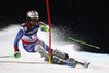Fifth placed Sandro Viletta of Switzerland skiing in slalom of men super combined race of FIS Alpine skiing World Championships in Schladming, Austria. Slalom of men super combined race of FIS Alpine skiing World championships Schladming 2013, was held in Schladming, Austria, on Monday, 11th of February 2013.
