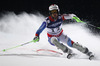 Fifth placed Sandro Viletta of Switzerland skiing in slalom of men super combined race of FIS Alpine skiing World Championships in Schladming, Austria. Slalom of men super combined race of FIS Alpine skiing World championships Schladming 2013, was held in Schladming, Austria, on Monday, 11th of February 2013.
