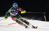 Andreas Romar of Finland skiing in slalom of men super combined race of FIS Alpine skiing World Championships in Schladming, Austria. Slalom of men super combined race of FIS Alpine skiing World championships Schladming 2013, was held in Schladming, Austria, on Monday, 11th of February 2013.
