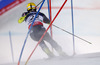 Second placed Ivica Kostelic of Croatia skiing in slalom of men super combined race of FIS Alpine skiing World Championships in Schladming, Austria. Slalom of men super combined race of FIS Alpine skiing World championships Schladming 2013, was held in Schladming, Austria, on Monday, 11th of February 2013.
