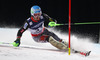 Winner and new super combined World Champion Ted Ligety of USA skiing in slalom of men super combined race of FIS Alpine skiing World Championships in Schladming, Austria. Slalom of men super combined race of FIS Alpine skiing World championships Schladming 2013, was held in Schladming, Austria, on Monday, 11th of February 2013.

