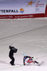 Winner and new super combined World Champion Ted Ligety of USA reacts in finish of slalom of men super combined race of FIS Alpine skiing World Championships in Schladming, Austria. Slalom of men super combined race of FIS Alpine skiing World championships Schladming 2013, was held in Schladming, Austria, on Monday, 11th of February 2013.
