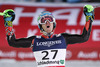  reacts in finish of men super combined race of FIS Alpine skiing World Championships in Schladming, Austria. Slalom of men super combined race of FIS Alpine skiing World championships Schladming 2013, was held in Schladming, Austria, on Monday, 11th of February 2013.
