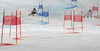 Lena Duerr of Germany (R) and Brittany Phelan of Canada (L) skiing in Nations team event of FIS Alpine skiing World Championships in Schladming, Austria. Nations team event of FIS Alpine skiing World championships Schladming 2013, was held in Schladming, Austria, on Tuesday, 12th of February 2013.
