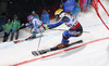 Frida Hansdotter of Sweden (R) and Michaela Kirchgasser of Austria (L) skiing in Nations team event of FIS Alpine skiing World Championships in Schladming, Austria. Nations team event of FIS Alpine skiing World championships Schladming 2013, was held in Schladming, Austria, on Tuesday, 12th of February 2013.
