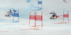 Fritz Dopfer of Germany (L) and Dalibor Samsal of Croatia (R) skiing in Nations team event of FIS Alpine skiing World Championships in Schladming, Austria. Nations team event of FIS Alpine skiing World championships Schladming 2013, was held in Schladming, Austria, on Tuesday, 12th of February 2013.
