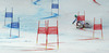 Felix Neureuther of Germany and Filip Zubcic of Croatia crashing in Nations team event of FIS Alpine skiing World Championships in Schladming, Austria. Nations team event of FIS Alpine skiing World championships Schladming 2013, was held in Schladming, Austria, on Tuesday, 12th of February 2013.
