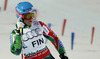 Tanja Poutiainen of Finland reacts in finish of Nations team event of FIS Alpine skiing World Championships in Schladming, Austria. Nations team event of FIS Alpine skiing World championships Schladming 2013, was held in Schladming, Austria, on Tuesday, 12th of February 2013.

