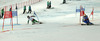 Eemeli Pirinen of Finland (L) and Andre Myhrer of Sweden (R) skiing in team event race of FIS Alpine skiing World Championships in Schladming, Austria. Slalom of men super combined race of FIS Alpine skiing World championships Schladming 2013, was held in Schladming, Austria, on Tuesday, 12th of February 2013.
