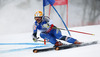 Jessica Lindell-Vikarby of Sweden skiing in first run of women giant slalom race of FIS Alpine skiing World Championships in Schladming, Austria. Women giant slalom race of FIS Alpine skiing World championships Schladming 2013, was held in Schladming, Austria, on Thursday, 14th of February 2013.
