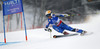 Frida Hansdotter of Sweden skiing in first run of women giant slalom race of FIS Alpine skiing World Championships in Schladming, Austria. Women giant slalom race of FIS Alpine skiing World championships Schladming 2013, was held in Schladming, Austria, on Thursday, 14th of February 2013.
