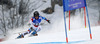 Lara Gut of Switzerland skiing in first run of women giant slalom race of FIS Alpine skiing World Championships in Schladming, Austria. Women giant slalom race of FIS Alpine skiing World championships Schladming 2013, was held in Schladming, Austria, on Thursday, 14th of February 2013.
