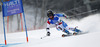 Lara Gut of Switzerland skiing in first run of women giant slalom race of FIS Alpine skiing World Championships in Schladming, Austria. Women giant slalom race of FIS Alpine skiing World championships Schladming 2013, was held in Schladming, Austria, on Thursday, 14th of February 2013.
