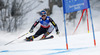 Mikaela Shiffrin of USA skiing in first run of women giant slalom race of FIS Alpine skiing World Championships in Schladming, Austria. Women giant slalom race of FIS Alpine skiing World championships Schladming 2013, was held in Schladming, Austria, on Thursday, 14th of February 2013.
