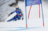 Maria Pietilae-Holmner of Sweden skiing in first run of women giant slalom race of FIS Alpine skiing World Championships in Schladming, Austria. Women giant slalom race of FIS Alpine skiing World championships Schladming 2013, was held in Schladming, Austria, on Thursday, 14th of February 2013.
