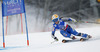 Maria Pietilae-Holmner of Sweden skiing in first run of women giant slalom race of FIS Alpine skiing World Championships in Schladming, Austria. Women giant slalom race of FIS Alpine skiing World championships Schladming 2013, was held in Schladming, Austria, on Thursday, 14th of February 2013.
